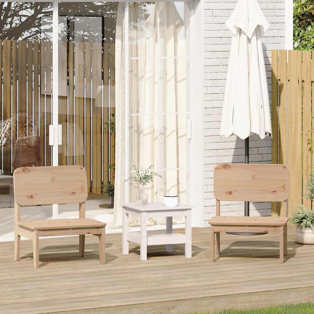 Garden Chair 60x52,5x72 cm Solid Wood Pine Natural pine 2