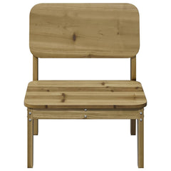 Garden Chair 60x52,5x72 cm Solid Wood Pine Natural impregnated 2