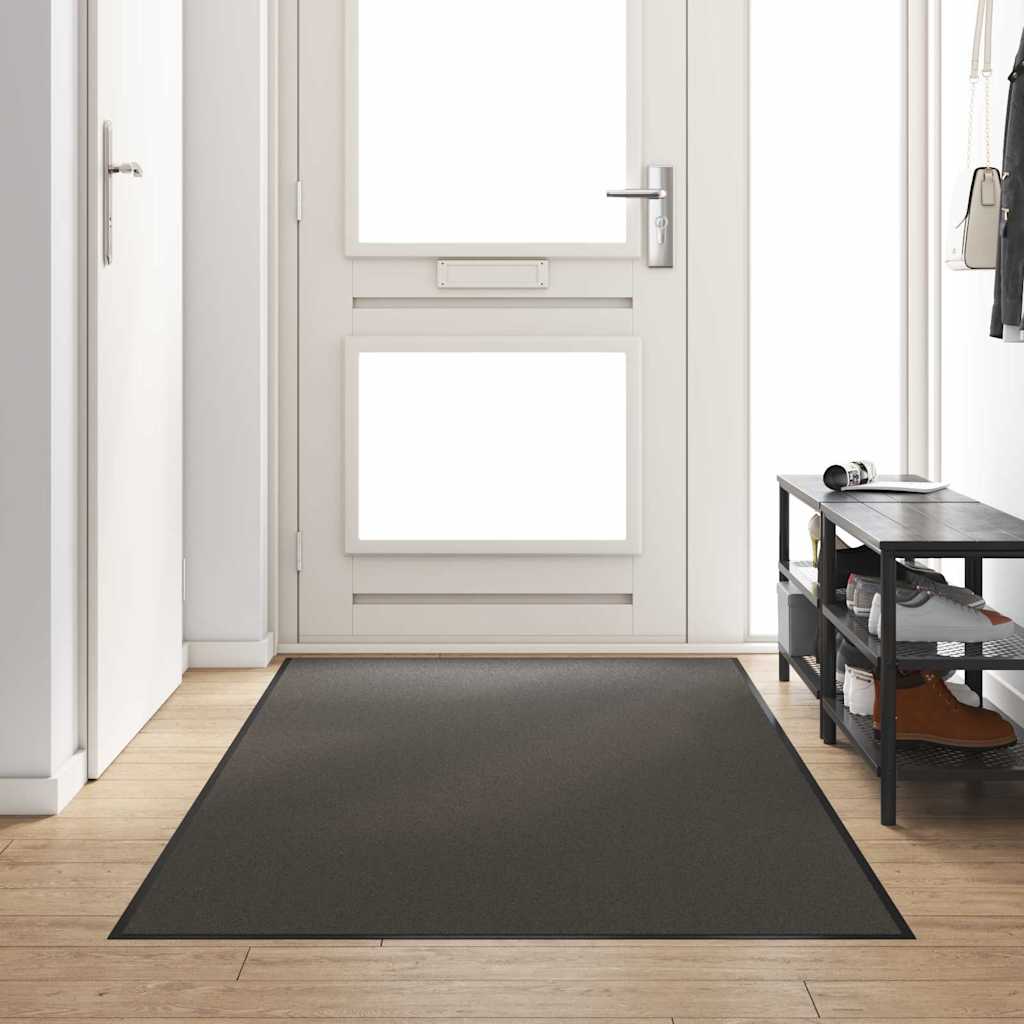Doormat and Black 120 x 250 cm 100% Polyamide Anthracite