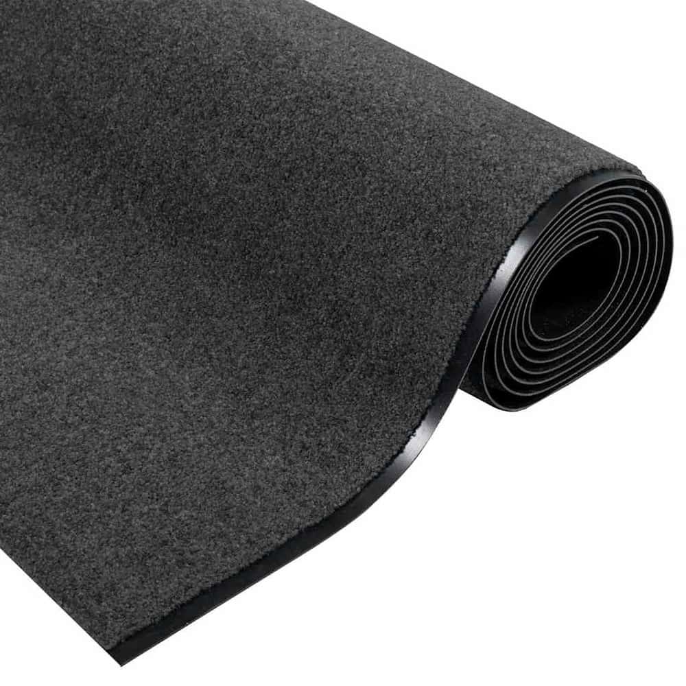 Doormat and Black 120 x 350 cm 100% Polyamide Anthracite