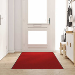 Doormat and Black 120 x 250 cm 100% Polyamide Red