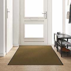 Doormat and Black 120 x 250 cm 100% Polyamide Brown