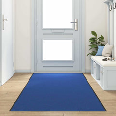 Doormat and Black 120 x 350 cm 100% Polyamide Blue