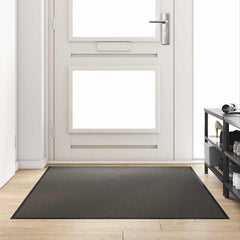 Doormat and Black 120 x 180 cm 100% Polyamide Anthracite