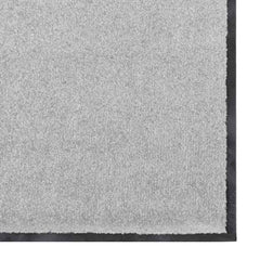 vidaXL Doormat Grey and Black 60 x 180 cm 100% Polyamide 4