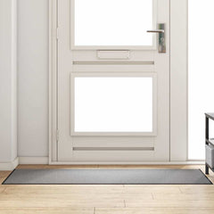 vidaXL Doormat Grey and Black 60 x 180 cm 100% Polyamide 1
