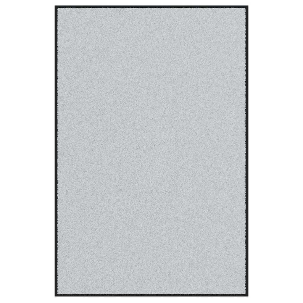 Doormat and Black 120 x 180 cm 100% Polyamide Grey