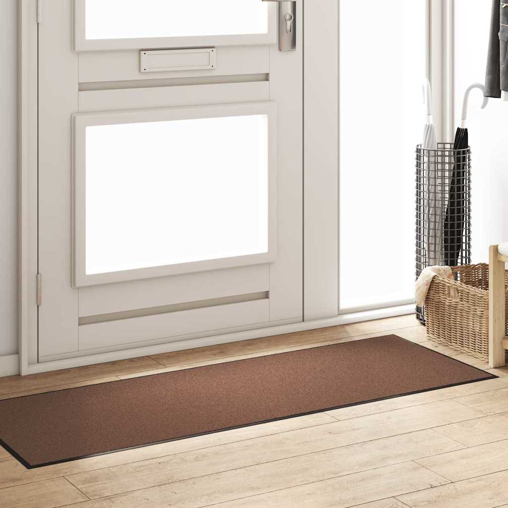 vidaXL Doormat Brown and Black 60 x 180 cm 100% Polyamide 3