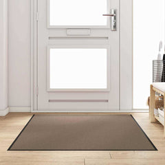 Doormat and Black 120 x 180 cm 100% Polyamide Beige