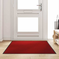 Doormat and Black 120 x 180 cm 100% Polyamide Red