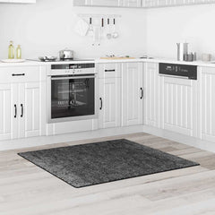 vidaXL Anti-slip Shaggy Rug Dark Grey 120 x 120 cm PP 3