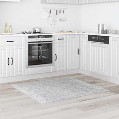 vidaXL Anti-slip Shaggy Rug Grey 120 x 120 cm PP 3