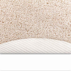 vidaXL Anti-slip Shaggy Rug Cream 160 x 160 cm PP 4
