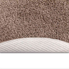 vidaXL Anti-slip Shaggy Rug Brown 160 x 160 cm PP 4
