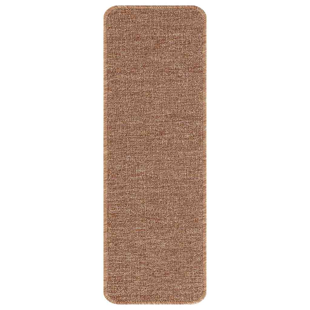 vidaXL Anti-slip Stair Mats 15 pcs 60 x 25 cm Yellow PP Rectangular 4