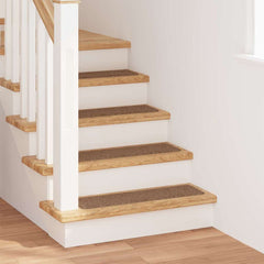 vidaXL Anti-slip Stair Mats 15 pcs 75 x 20 cm Yellow PP Rectangular 1