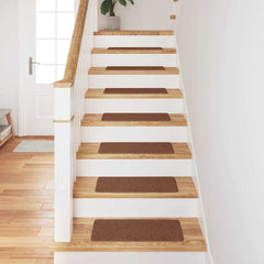 vidaXL Anti-slip Stair Mats 15 pcs 60 x 25 cm Yellow PP Rectangular 3