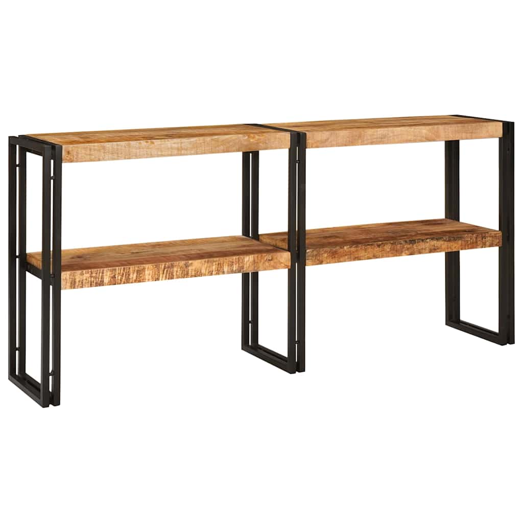 Console Table Brown 160 x 33 x 75 cm Solid rough mango wood