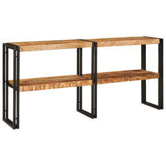 Console Table Brown 160 x 33 x 75 cm Solid rough mango wood