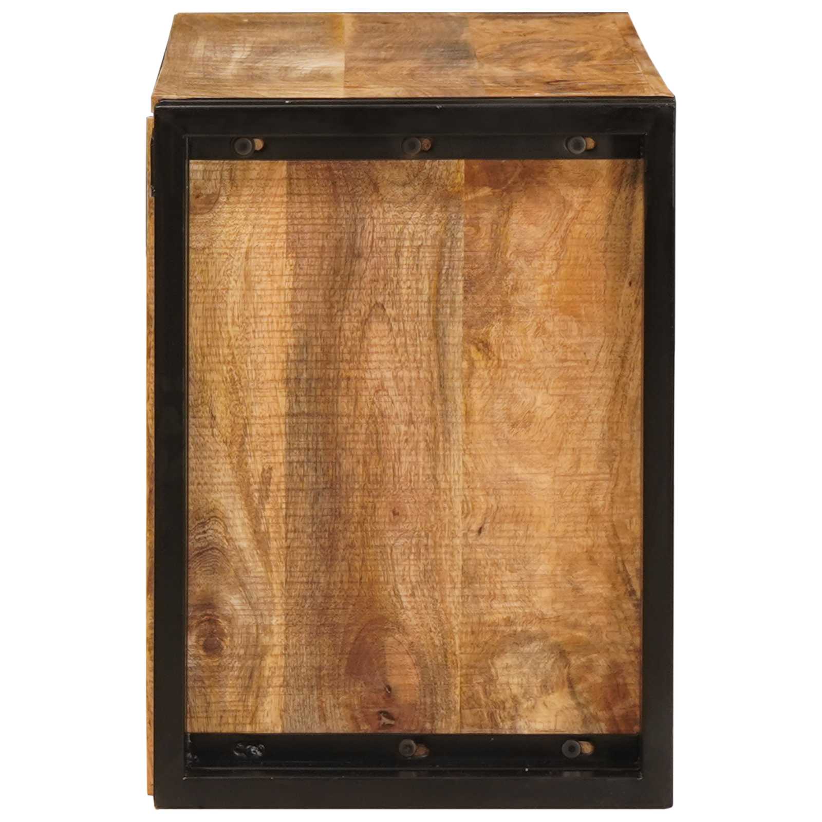 vidaXL Wine Rack Brown 80 x 45 x 33 cm Solid Rough Mango Wood 5