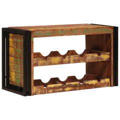 vidaXL Wine Rack Brown 80 x 45 x 33 cm Solid Reclaimed Wood 1
