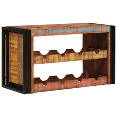 vidaXL Wine Rack Brown 80 x 45 x 33 cm Solid Reclaimed Wood 2