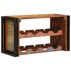 vidaXL Wine Rack Brown 80 x 45 x 33 cm Solid Reclaimed Wood 6