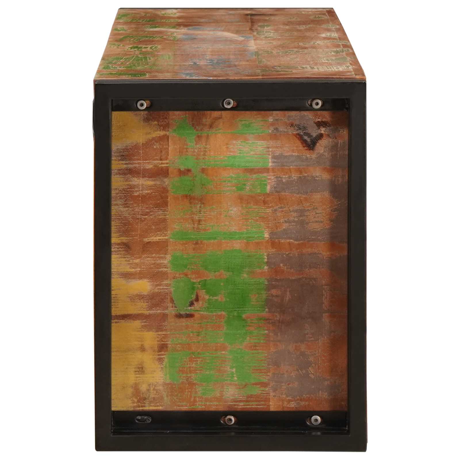vidaXL Wine Rack Brown 120 x 45 x 33 cm Solid Reclaimed Wood 5