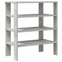vidaXL Shoe Rack Concrete Grey 61x32x70 cm Engineered Wood 2