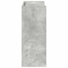 vidaXL Shoe Rack Concrete Grey 60x25x62 cm Engineered Wood 5