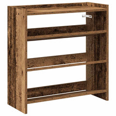 vidaXL Shoe Rack Old Wood 60x25x62 cm Engineered Wood 2