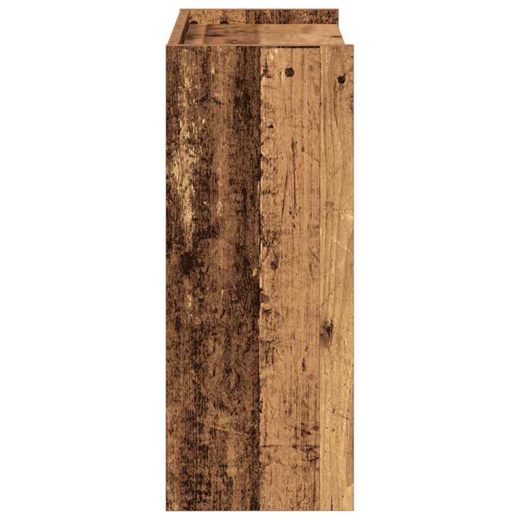 vidaXL Shoe Rack Old Wood 60x25x62 cm Engineered Wood 5