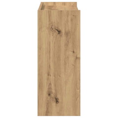 vidaXL Shoe Rack Artisan Oak 60x25x62 cm Engineered Wood 5