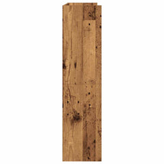vidaXL Shoe Rack Old Wood 80x25x100 cm Engineered Wood 5