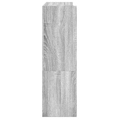 vidaXL Shoe Rack Grey Sonoma 80x25x81 cm Engineered Wood 5