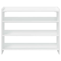 vidaXL Shoe Rack White 80x25x62 cm Engineered Wood 4