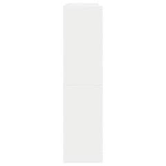 vidaXL Shoe Rack White 80x25x62 cm Engineered Wood 5