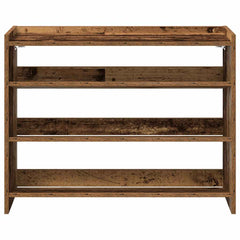 vidaXL Shoe Rack Old Wood 80x25x62 cm Engineered Wood 4