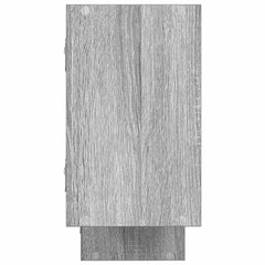 vidaXL Wall Cube Shelf 5 Compartments Grey Sonoma Engineered Wood 5