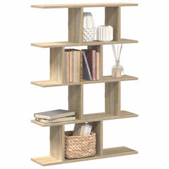 vidaXL Wall Cube Shelf 12 Compartments Sonoma Oak Engineered Wood 1