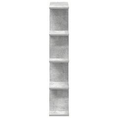 vidaXL Wall Cube Shelf 12 Compartments Concrete Grey Engineered Wood 5
