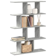 vidaXL Wall Cube Shelf 12 Compartments Concrete Grey Engineered Wood 1