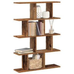 vidaXL Wall Cube Shelf 12 Compartments Old Wood Engineered Wood 1