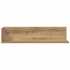 vidaXL Wall Shelves 2 pcs Artisan Oak 75x16.5x16.5 cm Engineered Wood 4