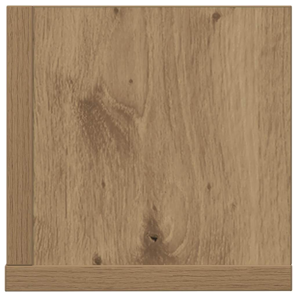 vidaXL Wall Shelves 2 pcs Artisan Oak 75x16.5x16.5 cm Engineered Wood 6