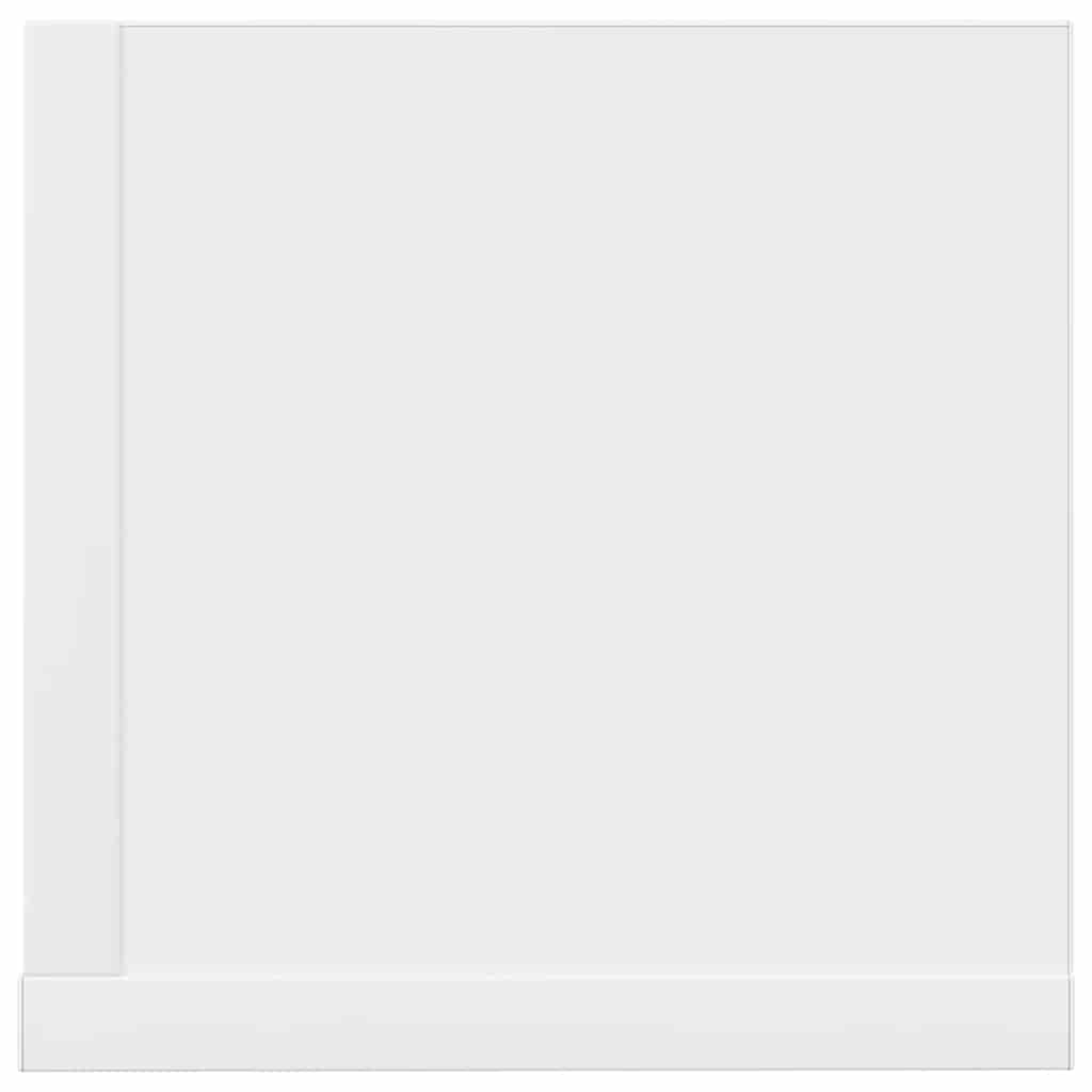 vidaXL Wall Shelves 2 pcs White 100x16.5x16.5 cm Engineered Wood 6