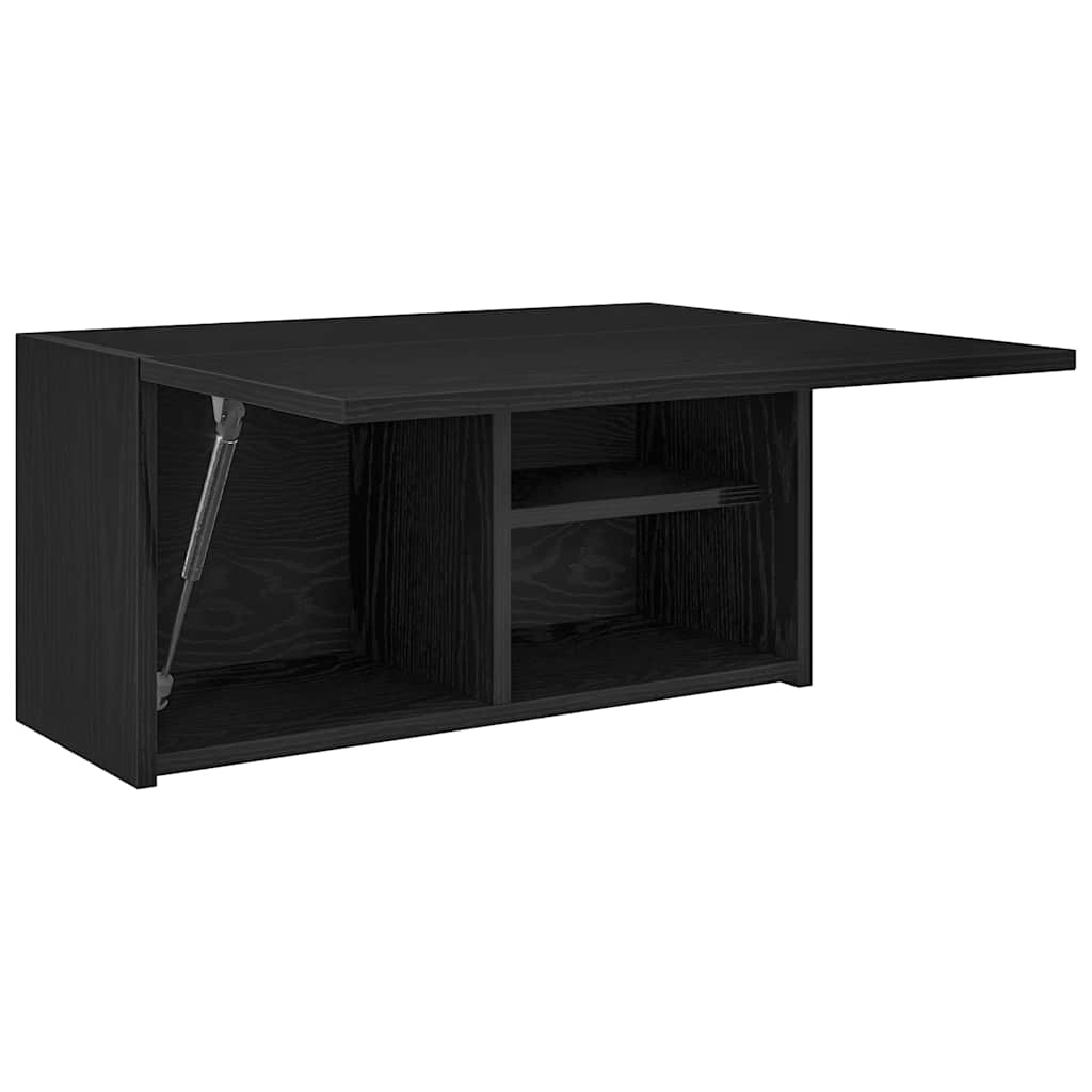 vidaXL Bathroom Wall Cabinet Black 60x25x30 cm Engineered Wood 5