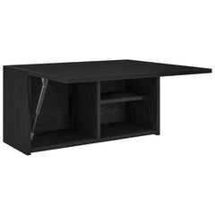 vidaXL Bathroom Wall Cabinet Black 60x25x30 cm Engineered Wood 5