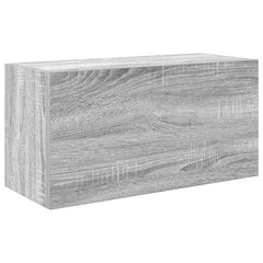 vidaXL Bathroom Wall Cabinet Grey Sonoma 60x25x30 cm Engineered Wood 2