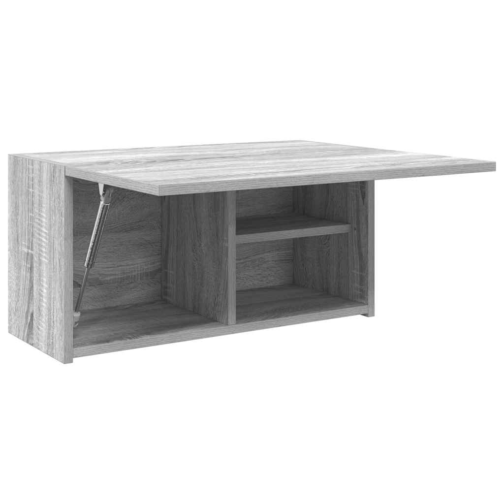 vidaXL Bathroom Wall Cabinet Grey Sonoma 60x25x30 cm Engineered Wood 5